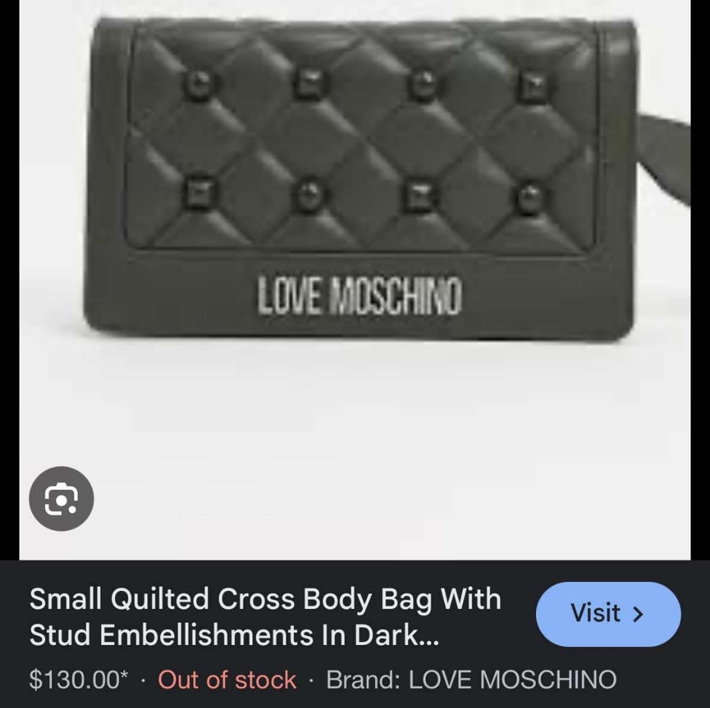 Love Moschino Quilted Crossbody Bag